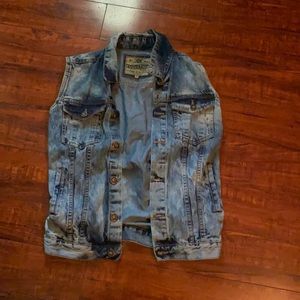 Short sleeve Blue Jean jacket